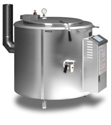 POPULAR round housing gas brewing boiler (capacity 150 l) KG-150.8