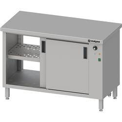 Pass-through table, with warming cabinet,sliding door 1000x700x850 mm STALGAST MEBLE 982197100