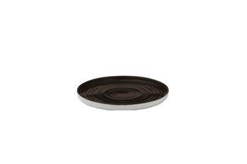 Patina Iron Black 210 mm high rim plate Churchill | PAIBWP211