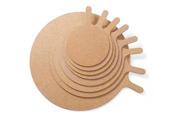Pizza serving board with handle 660 HENDI 506387
