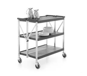 Plastic 3-shelf folding cart HENDI 810231