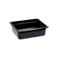 Polycarbonate container, black, GN 1/2, H 100 mm STALGAST 152102