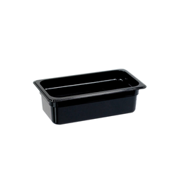 Polycarbonate container, black, GN 1/3, H 100 mm STALGAST 153102