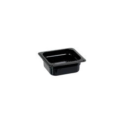 Polycarbonate container, black, GN 1/6, H 65 mm STALGAST 156062