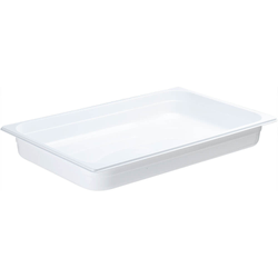 Polycarbonate container, white, GN 1/1, H 65 mm STALGAST 181062