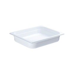 Polycarbonate container, white, GN 1/2, H 65 mm STALGAST 182062