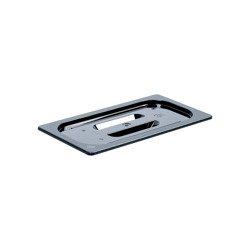 Polycarbonate lid, black, for containers, GN 1/3 153001 STALGAST