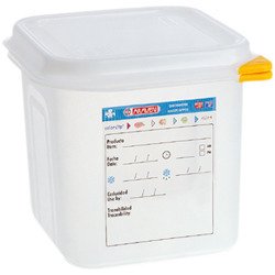 Polypropylene container with leak-proof lid, GN 1/6, H 100 mm 166105 STALGAST