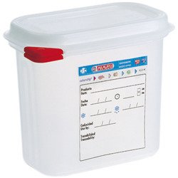 Polypropylene container with leak-proof lid, GN 1/9, H 65 mm 169065 STALGAST