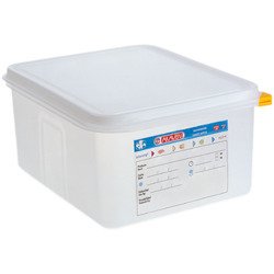 Polypropylene container with tight-fitting lid, GN 1/2, H 200 mm 162205 STALGAST