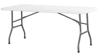 Rectangular catering table, with dimensions. 1800x740x740 mm HENDI 810897