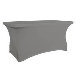 Rectangular table cover length. 152,4 cm gray TOM-GAST code: V-P150-G