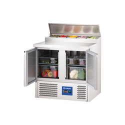 Refrigerated 2 door table with salad extension, V 240 l STALGAST 832328