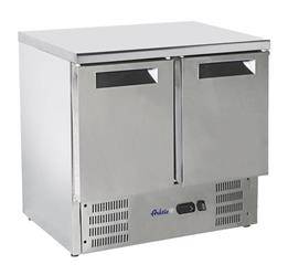 Refrigerated 2-door table with worktop and bottom unit HENDI 236130