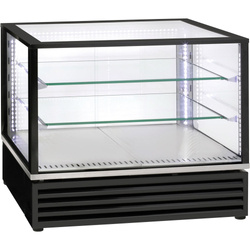 Refrigerated display case, adjustable, confectionery, black, LED lighting, V 170 l STALGAST 777470