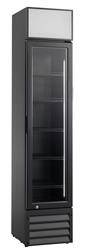 SD217BE | 160l glazed refrigerated cabinet (RQ216-BLACK)