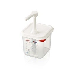 Sauce dispenser with pump, GN 1/6 065166 STALGAST