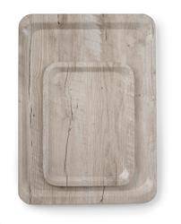 Serving tray, light oak with wood print - 330x430 mm HENDI 508862
