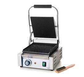 Single contact grill - fluted top and bottom HENDI 263501