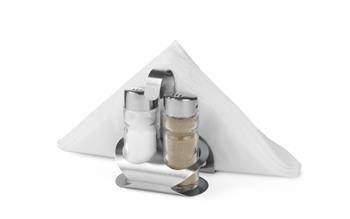 Spice set - 3 items: salt, pepper, serviette HENDI 465318