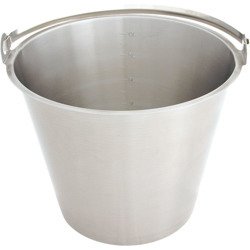 Steel bucket, O 293 mm, V 10 l 091103 STALGAST