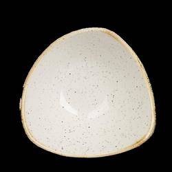 Stonecast Barley White 235 mm triangular bowl Churchill | SWHSTRB91