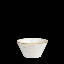 Stonecast Barley White 340 Churchill conical bowl | SWHSZE121