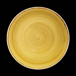 Stonecast Mustard Seed Yellow 260 mm shallow plate Churchill | SMSSEV101