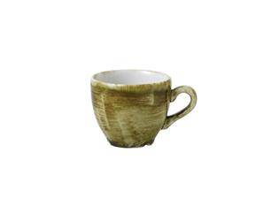 Stonecast Plume Green 100ml Churchill espresso cup | PLGRCEB91