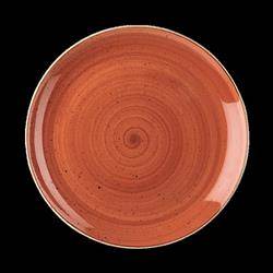 Stonecast Spiced Orange 217 mm shallow plate Churchill | SSOSEVP81