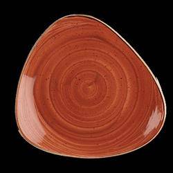 Stonecast Spiced Orange triangular plate 265 mm Churchill | SSOSTR101