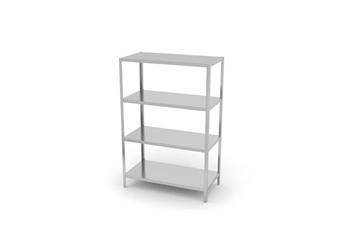 Storage rack 4 full shelves - bolted, with dimensions.1000x400x(H)18 HENDI 812525