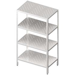 Storage rack,perforated shelves 1000x400x1800 bolted STALGAST MEBLE 981894100