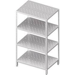 Storage rack,perforated shelves 1100x400x1800 bolted STALGAST MEBLE 981894110