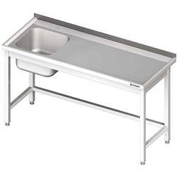 Table with 1-bowl sink.(L),without shelf 1600x700x850 mm STALGAST MEBLE 980677160