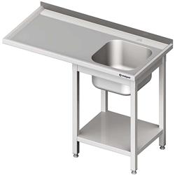 Table with 1-bowl sink.(P) and space for refrigerator or dishwasher 1800x700x900 mm bolted STALGAST MEBLE 980957180