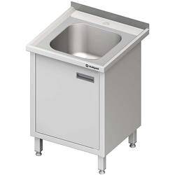 Table with 1-bowl sink., hinged door 600x600x850 mm STALGAST MEBLE 980716060