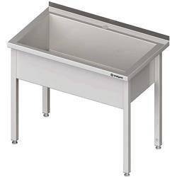 Table with 1-chamber welded pool 1200x600x850 mm h=300 mm STALGAST MEBLE 981336120