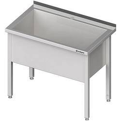 Table with 1-chamber welded pool 600x600x850 mm h=400 mm STALGAST MEBLE 981346060