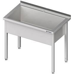 Table with 1-chamber welded pool 600x700x850 mm h=300 mm STALGAST MEBLE 981337060