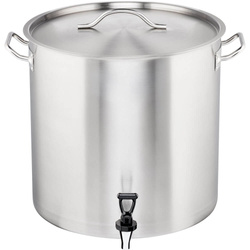 Tall pot with tap, steel, O 400 mm, V 50.3 l STALGAST 011410