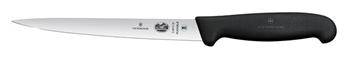 Victorinox Fibrox Filleting Knife, extra flexible, 18 cm, black HENDI 5.3813.18