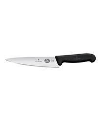 Victorinox Fibrox Kitchen Knife, wide blade, 19 cm, black HENDI 5.2003.19