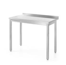 Wall-mounted work table - bolted with a rim, with dimensions.1400x600x850 HENDI 811269