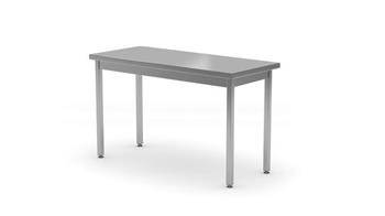 Wall-mounted work table with shelf - bolted, with dimensions. 1800x700x850 m HENDI 812761