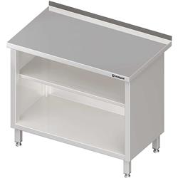 Wall table, built-in with 2 shelves 1500x600x850 mm STALGAST MEBLE 980136150