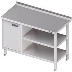 Wall table with cabinet (L),and 2 shelves 1000x700x850 mm STALGAST MEBLE 980527100