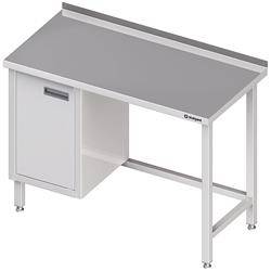 Wall table with cabinet (L),without shelf 1200x600x850 mm STALGAST MEBLE 980486120