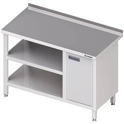 Wall table with cabinet (P),and 2 shelves 1000x700x850 mm STALGAST MEBLE 980537100