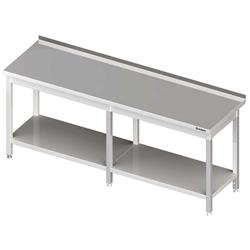 Wall table with shelf 2800x600x850 mm welded STALGAST MEBLE 980056280